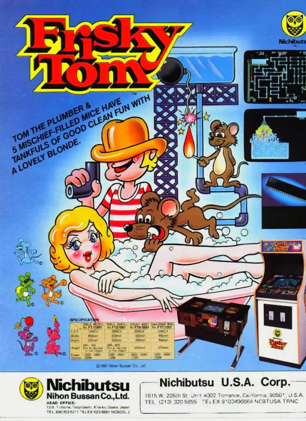 Frisky Tom flyer